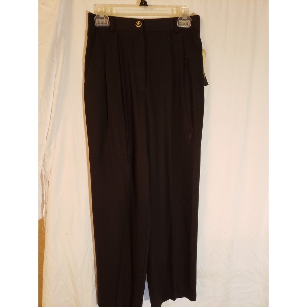 Women's Panther Vintage Black Pants Size 10 Petite